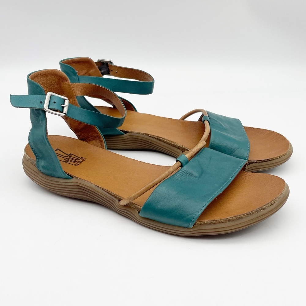 MIZ MOOZ Marcie Ankle Strap Sandal - Women's Size 42 - Marine Leather